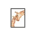 Picture of Mom and baby Giraffe _GroupedProduct_Rectangle_Portrait_Mini_ _GroupedProduct_Rectangle_Portrait_Canvas_Framed_