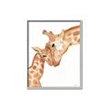 Picture of Mom and baby Giraffe _GroupedProduct_Rectangle_Portrait_Mini_ _GroupedProduct_Rectangle_Portrait_Canvas_Framed_