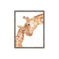 Picture of Mom and baby Giraffe _GroupedProduct_Rectangle_Portrait_Mini_ _GroupedProduct_Rectangle_Portrait_Canvas_Framed_
