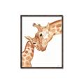 Picture of Mom and baby Giraffe _GroupedProduct_Rectangle_Portrait_Mini_ _GroupedProduct_Rectangle_Portrait_Canvas_Framed_