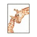 Picture of Mom and baby Giraffe _GroupedProduct_Rectangle_Portrait_Mini_ _GroupedProduct_Rectangle_Portrait_Canvas_Framed_