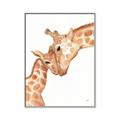 Picture of Mom and baby Giraffe _GroupedProduct_Rectangle_Portrait_Mini_ _GroupedProduct_Rectangle_Portrait_Canvas_Framed_