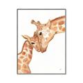 Picture of Mom and baby Giraffe _GroupedProduct_Rectangle_Portrait_Mini_ _GroupedProduct_Rectangle_Portrait_Canvas_Framed_