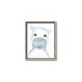 Picture of Halle Hippo _GroupedProduct_Rectangle_Portrait_Mini_ _GroupedProduct_Rectangle_Portrait_Canvas_Framed_