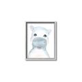 Picture of Halle Hippo _GroupedProduct_Rectangle_Portrait_Mini_ _GroupedProduct_Rectangle_Portrait_Canvas_Framed_