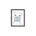 Picture of Halle Hippo _GroupedProduct_Rectangle_Portrait_Mini_ _GroupedProduct_Rectangle_Portrait_Canvas_Framed_