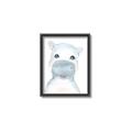 Picture of Halle Hippo _GroupedProduct_Rectangle_Portrait_Mini_ _GroupedProduct_Rectangle_Portrait_Canvas_Framed_