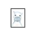 Picture of Halle Hippo _GroupedProduct_Rectangle_Portrait_Mini_ _GroupedProduct_Rectangle_Portrait_Canvas_Framed_