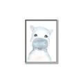 Picture of Halle Hippo _GroupedProduct_Rectangle_Portrait_Mini_ _GroupedProduct_Rectangle_Portrait_Canvas_Framed_