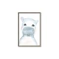 Picture of Halle Hippo _GroupedProduct_Rectangle_Portrait_Mini_ _GroupedProduct_Rectangle_Portrait_Canvas_Framed_