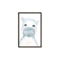Picture of Halle Hippo _GroupedProduct_Rectangle_Portrait_Mini_ _GroupedProduct_Rectangle_Portrait_Canvas_Framed_