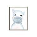 Picture of Halle Hippo _GroupedProduct_Rectangle_Portrait_Mini_ _GroupedProduct_Rectangle_Portrait_Canvas_Framed_