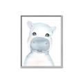 Picture of Halle Hippo _GroupedProduct_Rectangle_Portrait_Mini_ _GroupedProduct_Rectangle_Portrait_Canvas_Framed_