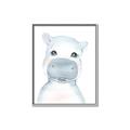 Picture of Halle Hippo _GroupedProduct_Rectangle_Portrait_Mini_ _GroupedProduct_Rectangle_Portrait_Canvas_Framed_