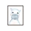 Picture of Halle Hippo _GroupedProduct_Rectangle_Portrait_Mini_ _GroupedProduct_Rectangle_Portrait_Canvas_Framed_