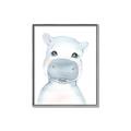 Picture of Halle Hippo _GroupedProduct_Rectangle_Portrait_Mini_ _GroupedProduct_Rectangle_Portrait_Canvas_Framed_