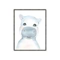 Picture of Halle Hippo _GroupedProduct_Rectangle_Portrait_Mini_ _GroupedProduct_Rectangle_Portrait_Canvas_Framed_