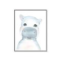 Picture of Halle Hippo _GroupedProduct_Rectangle_Portrait_Mini_ _GroupedProduct_Rectangle_Portrait_Canvas_Framed_