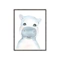 Picture of Halle Hippo _GroupedProduct_Rectangle_Portrait_Mini_ _GroupedProduct_Rectangle_Portrait_Canvas_Framed_