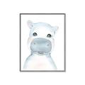 Picture of Halle Hippo _GroupedProduct_Rectangle_Portrait_Mini_ _GroupedProduct_Rectangle_Portrait_Canvas_Framed_