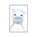 Picture of Halle Hippo _GroupedProduct_Rectangle_Portrait_Mini_ _GroupedProduct_Rectangle_Portrait_Canvas_Framed_