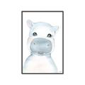 Picture of Halle Hippo _GroupedProduct_Rectangle_Portrait_Mini_ _GroupedProduct_Rectangle_Portrait_Canvas_Framed_