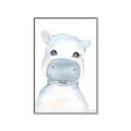Picture of Halle Hippo _GroupedProduct_Rectangle_Portrait_Mini_ _GroupedProduct_Rectangle_Portrait_Canvas_Framed_