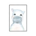 Picture of Halle Hippo _GroupedProduct_Rectangle_Portrait_Mini_ _GroupedProduct_Rectangle_Portrait_Canvas_Framed_
