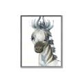 Picture of Nursery Zebra _GroupedProduct_Rectangle_Portrait_Mini_ _GroupedProduct_Rectangle_Portrait_Canvas_Framed_