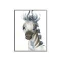 Picture of Nursery Zebra _GroupedProduct_Rectangle_Portrait_Mini_ _GroupedProduct_Rectangle_Portrait_Canvas_Framed_