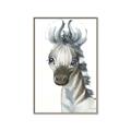 Picture of Nursery Zebra _GroupedProduct_Rectangle_Portrait_Mini_ _GroupedProduct_Rectangle_Portrait_Canvas_Framed_