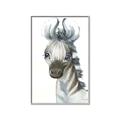 Picture of Nursery Zebra _GroupedProduct_Rectangle_Portrait_Mini_ _GroupedProduct_Rectangle_Portrait_Canvas_Framed_