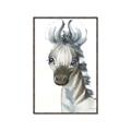 Picture of Nursery Zebra _GroupedProduct_Rectangle_Portrait_Mini_ _GroupedProduct_Rectangle_Portrait_Canvas_Framed_