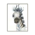 Picture of Nursery Zebra _GroupedProduct_Rectangle_Portrait_Mini_ _GroupedProduct_Rectangle_Portrait_Canvas_Framed_