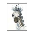 Picture of Nursery Zebra _GroupedProduct_Rectangle_Portrait_Mini_ _GroupedProduct_Rectangle_Portrait_Canvas_Framed_