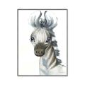 Picture of Nursery Zebra _GroupedProduct_Rectangle_Portrait_Mini_ _GroupedProduct_Rectangle_Portrait_Canvas_Framed_