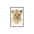 Picture of Lexie Lion _GroupedProduct_Rectangle_Portrait_Mini_ _GroupedProduct_Rectangle_Portrait_Canvas_Framed_