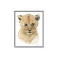 Picture of Lexie Lion _GroupedProduct_Rectangle_Portrait_Mini_ _GroupedProduct_Rectangle_Portrait_Canvas_Framed_