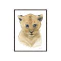 Picture of Lexie Lion _GroupedProduct_Rectangle_Portrait_Mini_ _GroupedProduct_Rectangle_Portrait_Canvas_Framed_