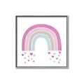 Picture of Heart Rainbow I  _GroupedProduct_Square_Mini_ _GroupedProduct_Square_Canvas_Framed_