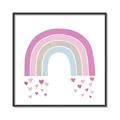 Picture of Heart Rainbow I  _GroupedProduct_Square_Mini_ _GroupedProduct_Square_Canvas_Framed_