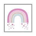 Picture of Heart Rainbow I  _GroupedProduct_Square_Mini_ _GroupedProduct_Square_Canvas_Framed_