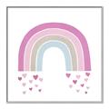 Picture of Heart Rainbow I  _GroupedProduct_Square_Mini_ _GroupedProduct_Square_Canvas_Framed_