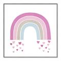 Picture of Heart Rainbow I  _GroupedProduct_Square_Mini_ _GroupedProduct_Square_Canvas_Framed_