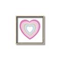 Picture of Heart Rainbow II _GroupedProduct_Square_Mini_ _GroupedProduct_Square_Canvas_Framed_