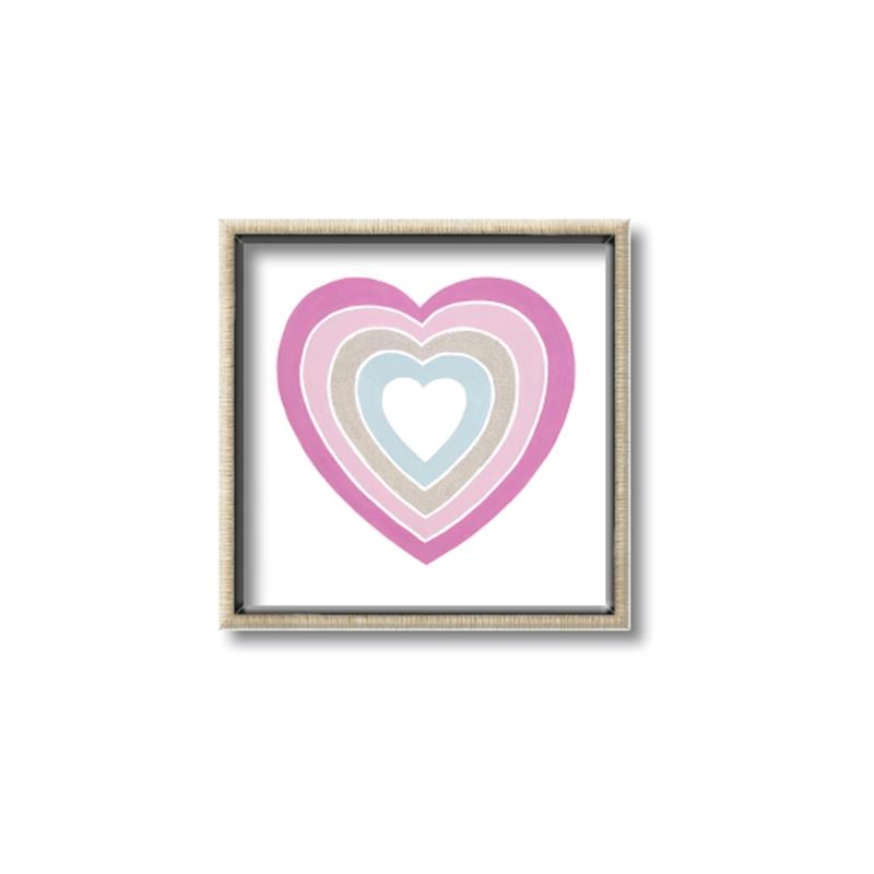 Picture of Heart Rainbow II _GroupedProduct_Square_Mini_ _GroupedProduct_Square_Canvas_Framed_