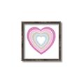 Picture of Heart Rainbow II _GroupedProduct_Square_Mini_ _GroupedProduct_Square_Canvas_Framed_