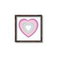 Picture of Heart Rainbow II _GroupedProduct_Square_Mini_ _GroupedProduct_Square_Canvas_Framed_