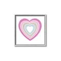 Picture of Heart Rainbow II _GroupedProduct_Square_Mini_ _GroupedProduct_Square_Canvas_Framed_