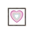 Picture of Heart Rainbow II _GroupedProduct_Square_Mini_ _GroupedProduct_Square_Canvas_Framed_